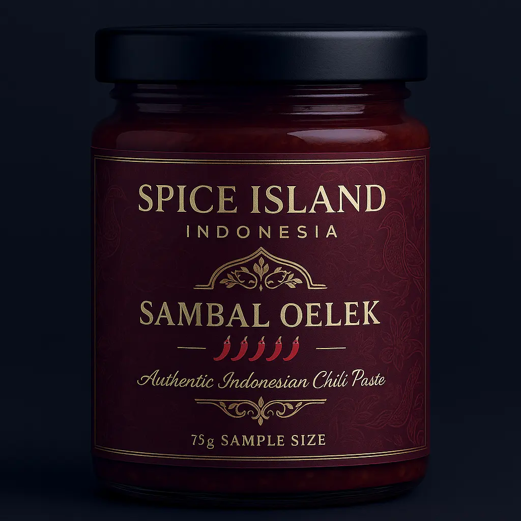 Spice Island Indonesia Sambal Oelek 75g Sample - Try before you buy, perfect for discovering authentic Indonesian flavors